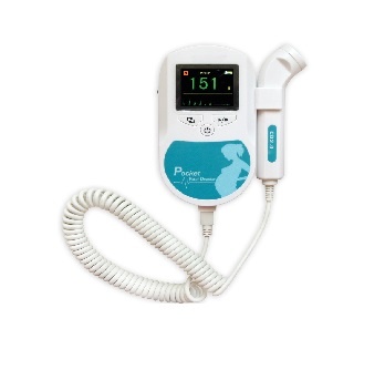 Pantalla LCD Ultrasonido Monitor de bebé Doppler fetal para