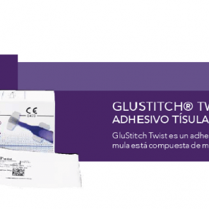 GLUSTITCH® TWIST ADHESIVO TÍSULAR VIOLETA 6 PZAS. – GLTWC6V
