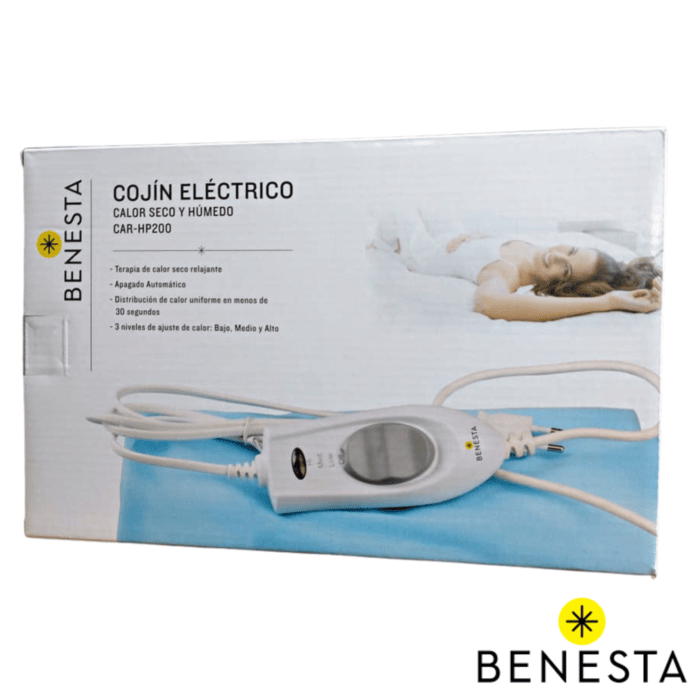 COJÍN ELÉCTRICO CALOR SECO Y HÚMEDO - CAR-HP-200