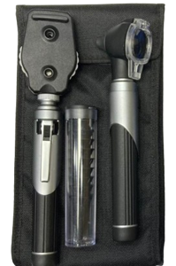 ESTUCHE DE OFTALMOSCOPIOS OTOSCOPIO MEDSTAR NEGRO - SWZ-34.09.049-N