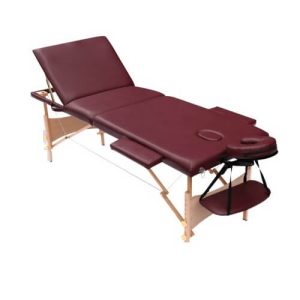 MESA PARA MASAJE TRES SECCIONES CON LEVANTA PIERNAS - M012A