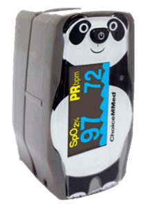OXIMETRO DE PULSO CHOICEMMED 4 MODOS DE PANTALLA PEDIATRICO DISEÑO OSO PANDA - CHC-MD300C5-P