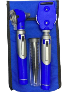 SWZ-34.09.049-A ESTUCHE DE OFTALMOSCOPIOS OTOSCOPIO MEDSTAR, AZUL