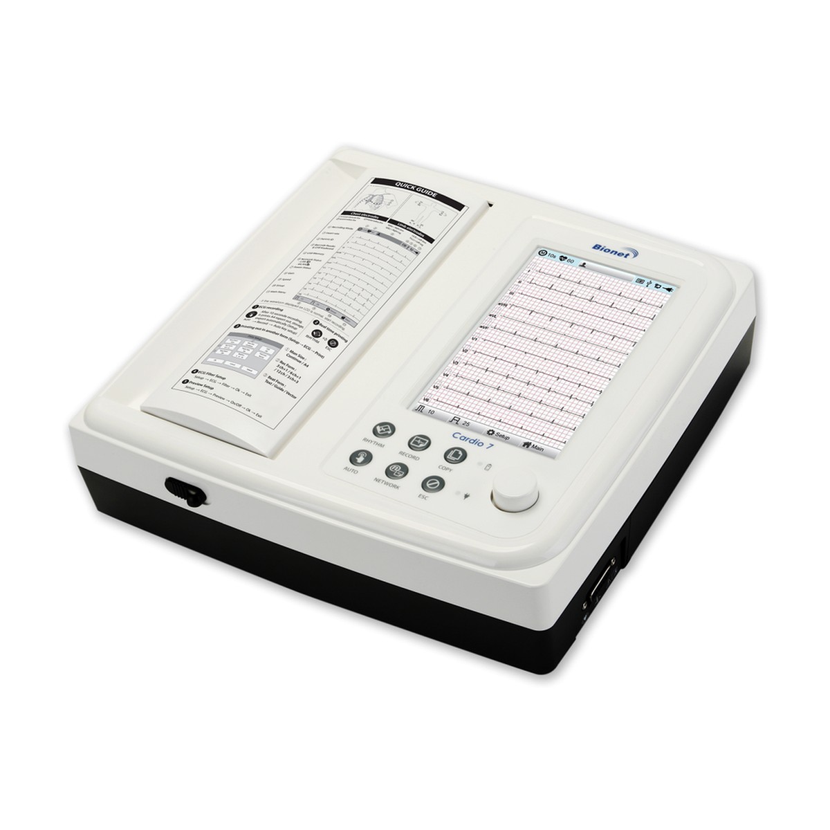 Electrocardiógrafo Bionet Cardio7 de 12 canales