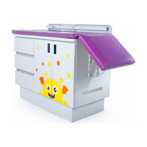 Mesa pediátrica de gabinete con cenefa HM3 MSPGCEN