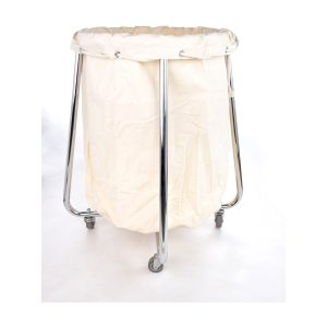 Carro tánico para ropa sucia HM3 tubular cromado