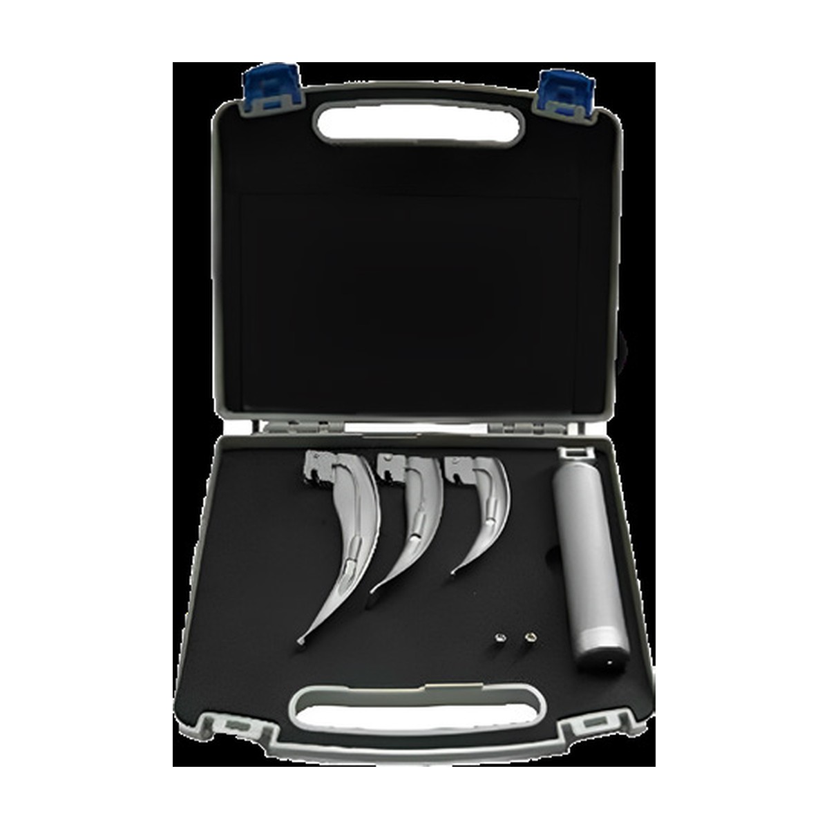 Juego de laringoscopio HEMCO MACMER, 3 hojas LED