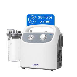 Aspirador portátil Hergom 7E-B de hasta 28 L/min