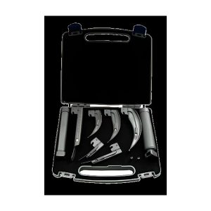Juego de laringoscopio HEMCO COMBIMED, 6 hojas LED