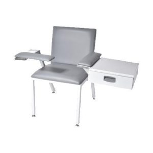 Silla de toma de muestras Estándar Plus con cajón SLTEPC