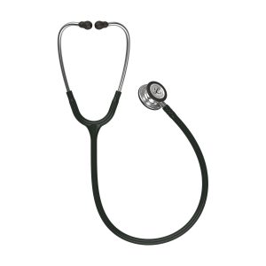 Estetoscopio Littmann Classic III 5620, negro, acabado plateado