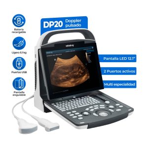 Ultrasonido portátil Mindray DP20 con sondas convexa y endocavitaria
