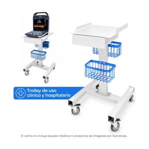 Carro universal metálico Hergom CMU para equipos electrónicos