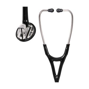 Estetoscopio Littmann Master Cardiology 2160, negro, acabado espejo de acero inoxidable pulido