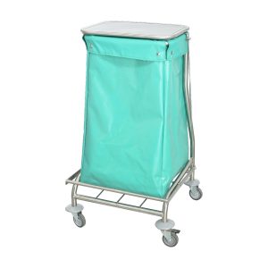 Carro Ropa Sucia C/Tapa, estructura Inoxidable 201 CRRST