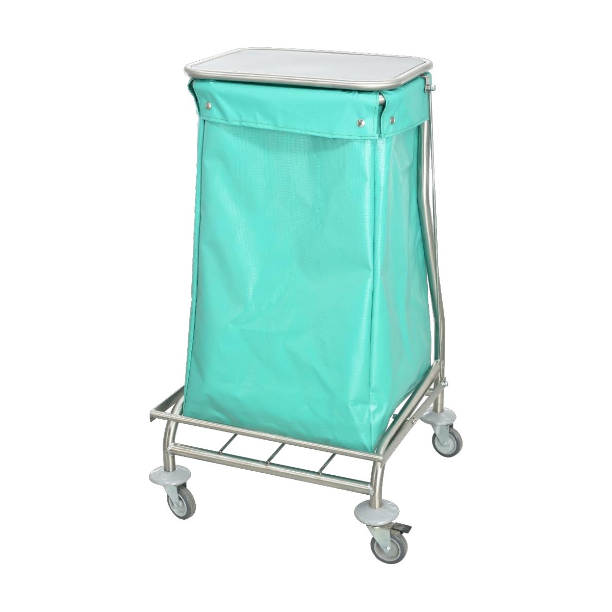 Carro Ropa Sucia C/Tapa, estructura Inoxidable 201 CRRST