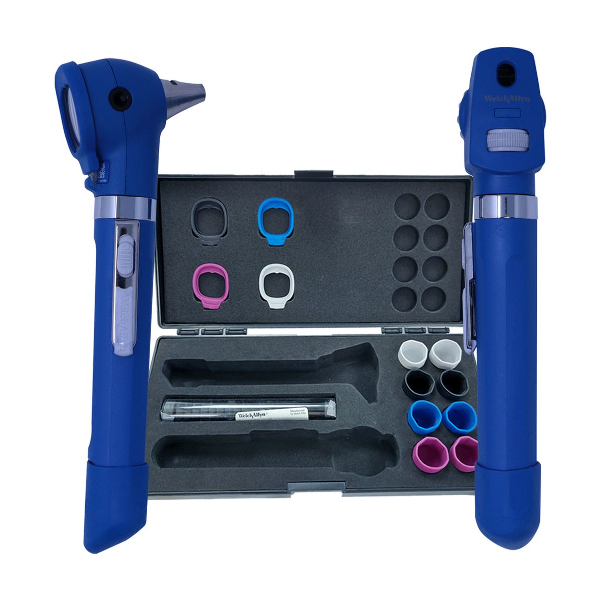 Estuche de diagnóstico Welch Allyn Pocket LED 6 lúmenes azul · 92880BLU