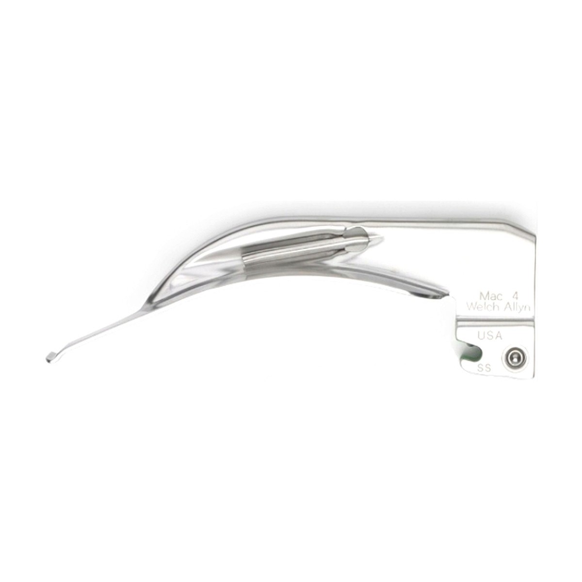 Hoja de laringoscopio Welch Allyn Macintosh #4, fibra óptica · 69064