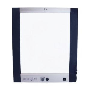 Negatoscopio plano LED Green Led GLOB1M1, 1 placa para mamografía, 13,000 lux