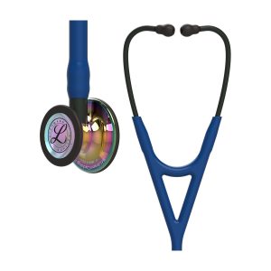 Estetoscopio Littmann Cardiology IV 6242 azul marino, acabado arcoíris