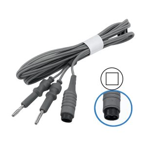 Cable bipolar Hergom 190-110 de 3 m con conector europeo Flat Plug
