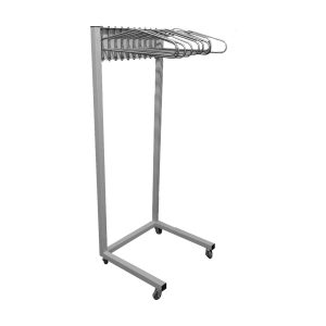 Colgador móvil de 10 mandiles inoxidable CLMN10I