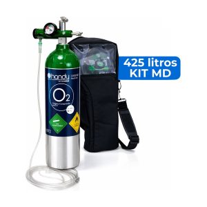 Kit de tanque de oxígeno vacío Handy KIT-MD de 425 litros