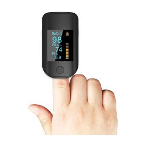 Pulsioxímetro de dedo Promise PRO-F8 con pantalla OLED