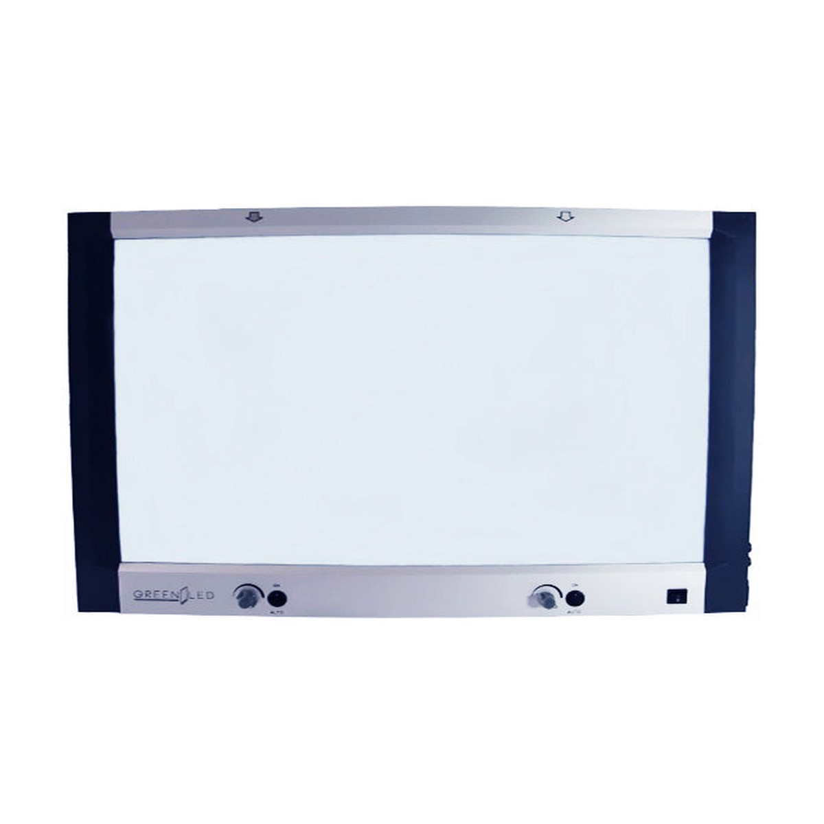 Negatoscopio plano LED Green Led GLOB1M2, 2 placas para mamografía, 13,000 lux