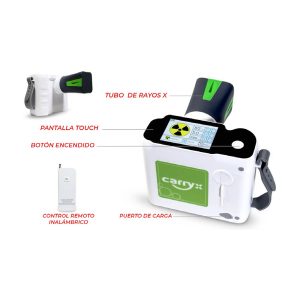 Unidad de rayos X portátil CarryX-DR con batería recargable