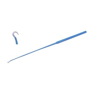 Gancho curvo Hergom 130-176 para electrocirugía