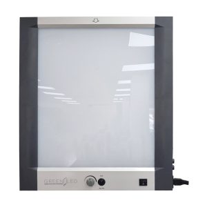 Negatoscopio plano LED Green Led GLTB1H1, 1 placa, 6,300 lux
