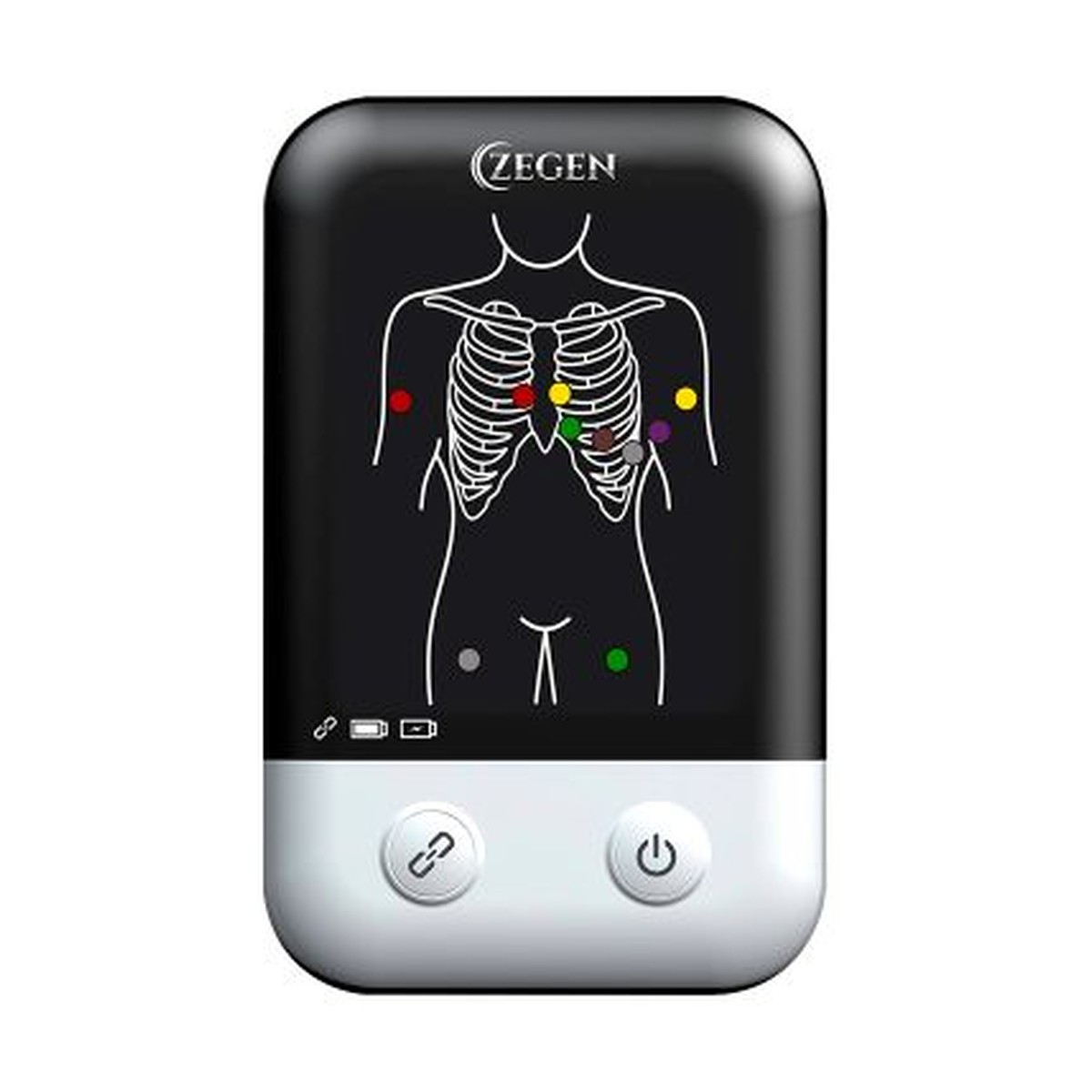 Electrocardiógrafo inalámbrico Zegen ZGN-10 para telemedicina