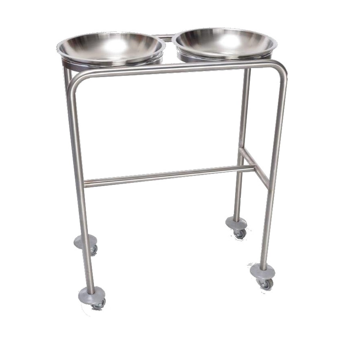 Porta lebrillo doble inoxidable 304 (no incluye lebrillos) PLDI