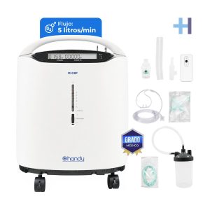 Concentrador de oxígeno Handy OLV8F de 5 L/min con nebulizador