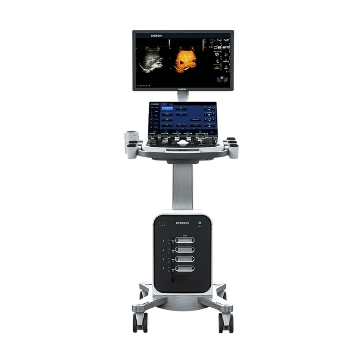 Ultrasonido CHISON SonoMax 7 con 3 transductores: convexo, lineal y vaginal